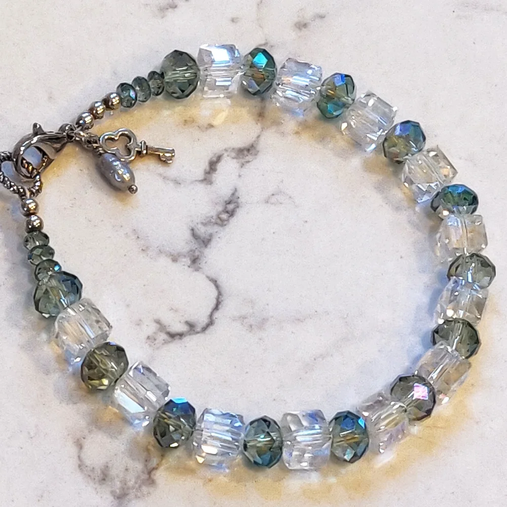New 8 1/2 Inch Crystal Bracelet.